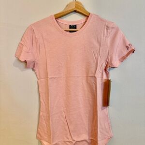 NEW APL Athletic Propulsion Lab Women's Perfect Tee Shirt Dusty Rose Size Medium